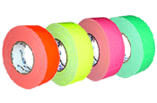 Assortment of NEONS 2 inch x 50 YD. Gaffers Tape