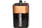6 Volt Duracell Lantern Battery-Spring Terminals
