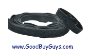 8 inch Black Velcro ONE WRAP STRAP-Roll of 20
