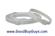12 inch Grey Velcro ONE WRAP STRAPS-Roll of 15