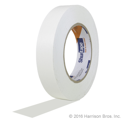1 IN X 60 YD Shurtape 724 Paper Label Tape-White - Click Image to Close