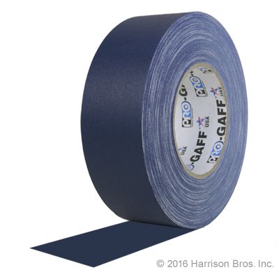 2 IN x 55 YD Dark Blue Pro Gaffer Gaffers Tape - Click Image to Close