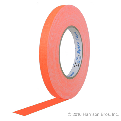 1/2 IN x 45 YD Neon Orange Spike Tape - Click Image to Close