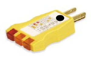 Receptacle Tester With Ground Fault Check - Click Image to Close