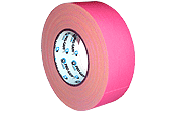3 inch x 50 YD. Neon Pink Gaffers Tape