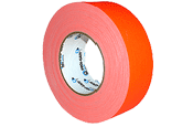 3 inch x 50 YD. Neon Orange Gaffers Tape