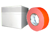 Case Special 2 inch x 60 YD. Neon Orange Gaffers Tape 24 Rolls