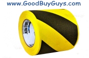 Cable Path Tape Yellow/Black Stripe-4 IN