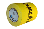 Cable Path Tape Yellow Printed