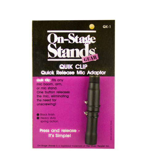 Quick Release Mic Adaptor-Black-QK-1