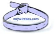 Inch Re-Closable Wire Tie-Natural