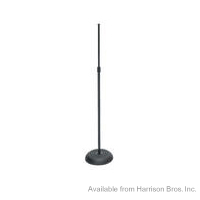 Mic Stand- Straight-Black - Click Image to Close