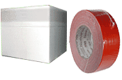 Case of 2 inch Red Nashua 398 Duct Tape