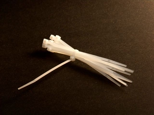 4 inch Nylon Wire Ties-Natural-Bag of 1000