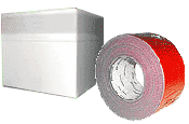 Case of 3 inch Red Nashua Duct Tape