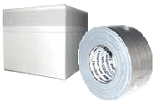 Case of 3 inch Silver Nashua Duct Tape