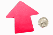 Vinyl Arrows-2 inch-500 PC Roll