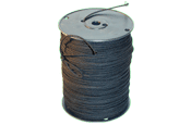 Cotton Tie Line-Black 1000 Foot Spool-Unglazed