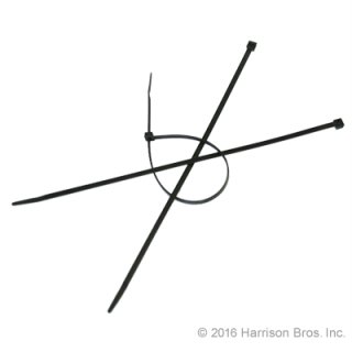 (image for) Black-7 IN Nylon Wire Ties Black-Bag of 1000