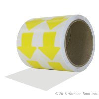 (image for) Yellow Vinyl Arrows - 2 IN - 500 Count Roll