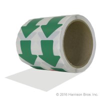 Green Vinyl Arrows - 2 IN - 500 Count Roll