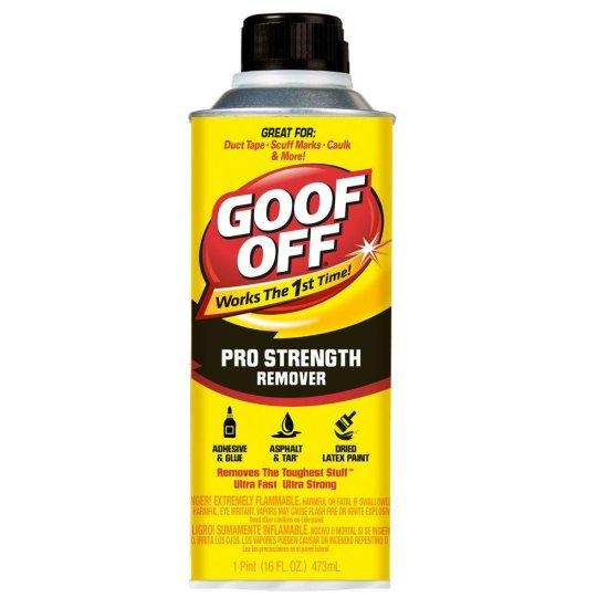 Goof Off Adhesive Remover-16 OZ Liquid - Click Image to Close