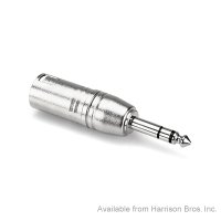 Hosa Audio Adapter-Quarter Inch Male to XLR3 Male