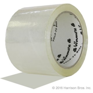 3 IN x 55 YD Clear Carton Sealing Tape - 4 Rolls Sleeve