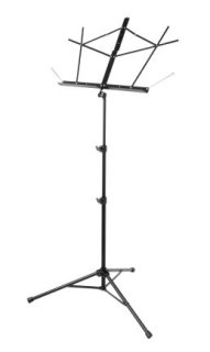 (image for) Tubular Folding Music Stand-Black