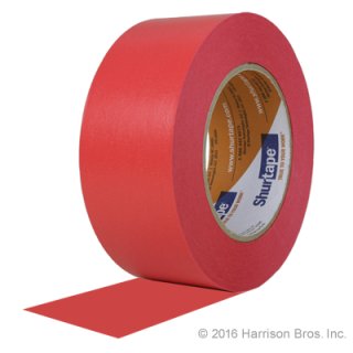 (image for) 2 IN x 60 YD Shurtape 724 Paper Floor Tape-Red