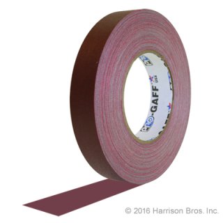 (image for) 1 IN x 55 YD Pro Gaffer Burgundy GaffersTape