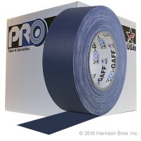 Case-2 IN x 55 YD Dark Blue Gaffers Tape-24 Rolls