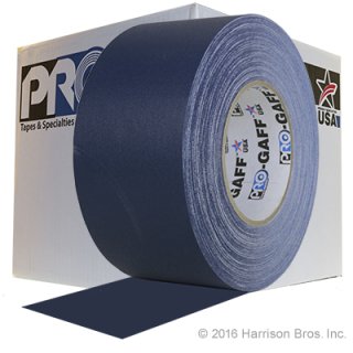 Case-3 IN x 55 YD Dark Blue Gaffers Tape-16 Rolls