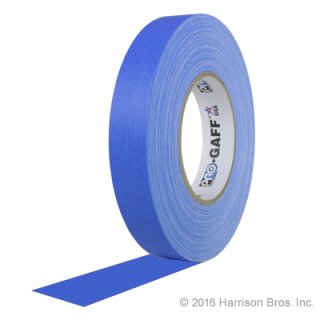 (image for) 1 IN x 55 YD Pro Gaffer Electric Blue Gaffers Tape