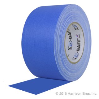 (image for) 3 IN x 55 YD Electric Blue Pro Gaffer Gaffers Tape