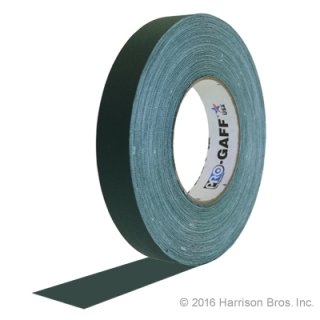 (image for) 1 IN x 55 YD Pro Gaffer Green Gaffers Tape