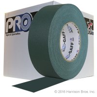 Case-2 IN x 55 YD Green Gaffers Tape-24 Rolls