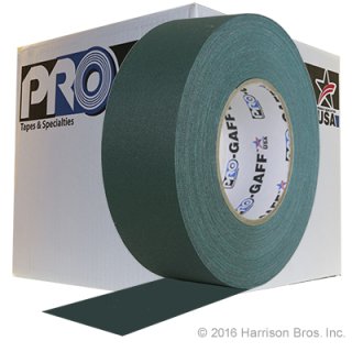 (image for) Case-2 IN x 55 YD Green Gaffers Tape-24 Rolls