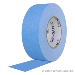 2 IN x 50 YD Neon Blue Pro Gaffer Gaffers Tape