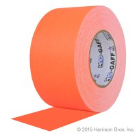 3 IN x 50 YD Neon Orange Pro Gaffer Gaffers Tape