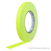 1/2 IN x 45 YD Neon Yellow Hoop Tape