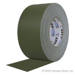 3 IN x 55 YD Olive Drab Pro Gaffer Gaffers Tape