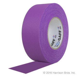 (image for) 2 IN x 55 YD Purple Pro Gaffer Gaffers Tape