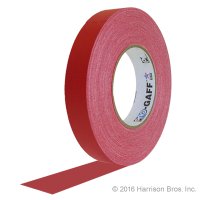 1 IN x 55 YD Pro Gaffer Red Gaffers Tape