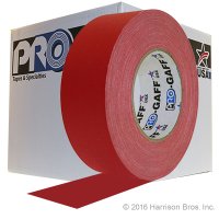 Case-2 IN x 55 YD Red Gaffers Tape-24 Rolls