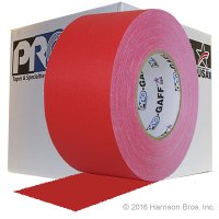 Case-3 IN x 55 YD Red Gaffers Tape-16 Rolls