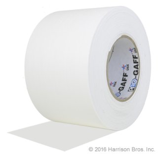 (image for) 4 IN x 55 YD White Gaffers Tape