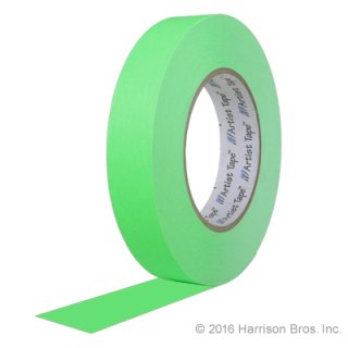 (image for) Pro Tape Artists Tape-Neon Green-1 IN x 60 YD
