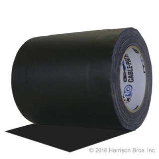 (image for) Cable Path Tape Yellow/Black Stripe - 6 IN