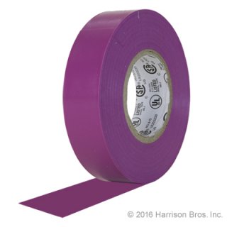 Purple-Electrical Tape-Case of 100 rolls